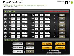 Basic offers a variety of timekeeping solutions. 10 Best Time Card Calculators Getsling