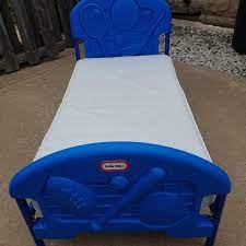 Elegant home kids soft & warm sherpa baby toddler boy blanket printed borrego stroller or baby crib or toddler bed blanket plush throw 40x50 (sports) 4.8 out of 5 stars 1,235 $24.99 $ 24. Find More Little Tikes Sports Theme Toddler Bed W Mattress For Sale At Up To 90 Off