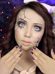 Halloween Doll Face Makeup Ideas 2019 Broken Doll Makeup Modern Fashion Blog Cracked Doll Makeup Doll Makeup Tutorial Doll Makeup Halloween