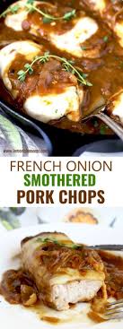 Smothered Pork Chops Are Juicy Tender And Easy To Make These Pan Seared Pork Chops Are Smot Boneless Pork Chop Recipes Pork Chops And Gravy Pork Steak Recipe