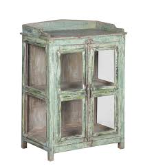 The indian in the cabinet. Vintage Indian Glazed Cabinet Small Tang Co Home