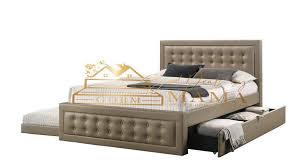 Shop for queen trundle bed frame online at target. Queen Bed With Storage Single Trundle Furniture Home Living Furniture Bed Frames Mattresses On Carousell
