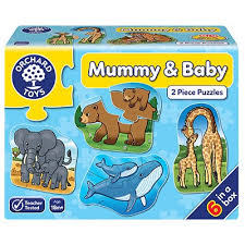 Well you're in luck, because here they come. Mummy Baby Jigsaw Puzzle