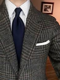 Black And White Checkered Jacket Mens Dark Grey Plaid Jacket White Shirt With Grey Pinstripes Navy Tie Mens Fashion Suits Gray Jacket Plaid Jacket