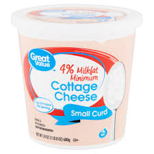All cottage cheese is a good source of protein , but since it's not excessively high in this nutrient, it should fit into your daily protein allowance if how to eat it and keep it keto. Great Value 4 Milkfat Minimum Small Curd Cottage Cheese 24 Oz Walmart Com Walmart Com
