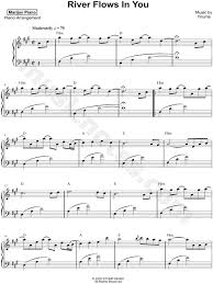 Instrumental solo in eb major. River Flows In You Piano Sheet Music Original Best Music Sheet