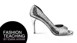 How To Draw A Shoe With Leather Texture Shoes Drawing Fashion Illustrations Techniques Textures Fashion