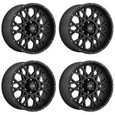 18 Inch Black 8 Lug Wheels Pin On Wheels