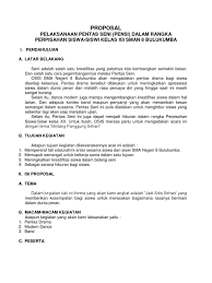 Maybe you would like to learn more about one of these? Proposal Pentas Seni