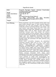Contoh kumpulan proposal kegiatan via startravelinternational.com. Top Pdf Laporan Hasil Review Jurnal Ekonomi Kope 123dok Com