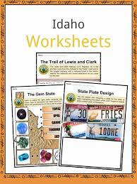 Click the idaho state seal coloring pages to view printable version or color it online (compatible with ipad and android tablets). Idaho Facts Worksheets State Historic Information For Kids