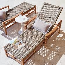 Isola Chaise Lounge In Natural Finish Frontgate Lounge Chair Outdoor Outdoor Furniture Covers Pool Lounge Chairs