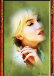 Nostalgic beauty Greeting Card