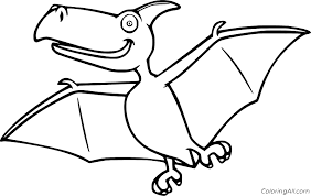 Use these images to quickly print coloring pages. Cute Pteranodon Coloring Page Coloringall