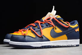 Women Off White X Nike Dunk Low University Gold Ct0856 700 Latest Price 96 86 Off White X Nike Air Jordan In 2020 Nike Dunks Nike Shoes Air Max Nike Dunk Low