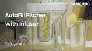 If your samsung bottom door freezer refrigerator has developed a water leaking problem where water gets into the crisper drawers, then this video is the ulti. The Autofill Pitcher With Infuser On Samsung Refrigerators Samsung Us Youtube