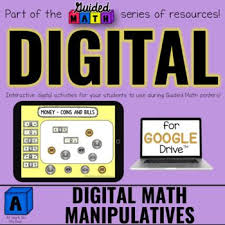 Digital Math Manipulatives For Distance Learning Google Slides In 2020 Math Manipulatives Distance Learning Manipulatives