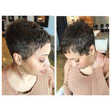 When The Pixie Has You Liketheriversalon Najahliketheriver Beautyinfluencer Shorthair Moder Short Hair Styles Short Hair Styles Pixie Short Sassy Hair