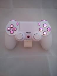 Our premium skins make changing the look and style quick and easy and is a simple way to personalize and cover your gaming controller. Arctic White Themed Pink Buttons Ps4 Controller Ps4 Ideas Of Ps4 Ps4 Playstation4 Arctic White Th Video Game Room Design Gamer Room Gamer Room Decor