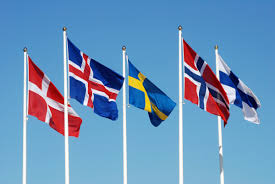 The danish and finnish flag. Flags 2 Smu S Bsm Scandinavia