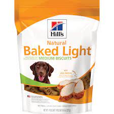 Each of my dog food recipes lists its protein and calorie content. Hill S Natural Baked Light Biscuits With Real Chicken Medium Dog Treats