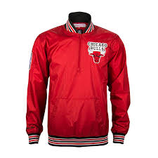 Denim jacket w punk stud detail denim jacke.detail $58.00. Chicago Bulls Mitchell Ness 1 4 Zip Jacke Stadionshop Com