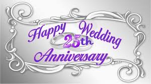 As you face all the challenges of life together, the past 25 years have probably seemed like mere seconds, since you've spent them with the love of your life. Happy 25th Wedding Anniversary Youtube