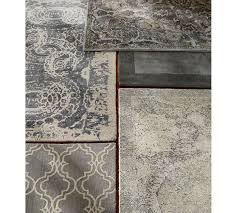 Eva persian style tufted wool rug 5 x 8 red pottery barn. Scroll Tile Hand Tufted Wool Rug Rugs Grey Rugs Classic Carpets