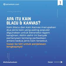 Maybe you would like to learn more about one of these? Bahankain Kain Blacu Dan Kain Kanvas Merupakan Dua Jenis Facebook