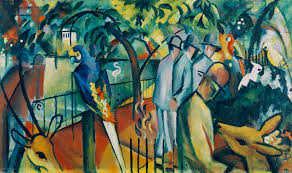 El café am neuen see es cerca de la embajada espanol y me guste un poco mas. Lenbachhaus Sammlung Online August Macke Zoologischer Garten I 1912
