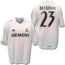 Neues angebotvintage adidas real madrid f.c. David Beckham Jersey Number Real Madrid