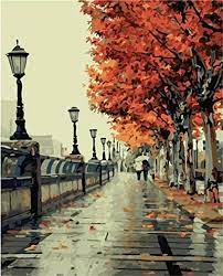 (图片） some handy tips before you begin: Amazon Com Colour Talk Paint By Numbers For Adults And Kids Diy Oil Painting Romantic Love Autumn 16x20 Inch Toys Games