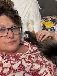 My beautiful girls pretzel and skittles.