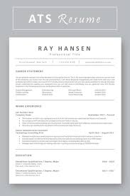 Maybe you would like to learn more about one of these? Ats Compatible Resume Template Applicant Tracking System Friendly Curriculum Vitae One Column Cv Word In 2021 Resume Template Functional Resume Template Job Resume Template
