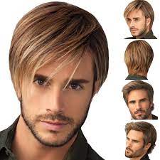 You can wear it as highlights if you want this color on your hair in small doses, or dye your hair entirely for a little hair makeover. Buy Handsome Men Short Straight Wig High Temperature Wire Fake Hair Male Brown Party Hairpiece At Affordable Prices Price 11 Usd Free Shipping Real Reviews With Photos Joom