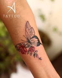 This tattoo gives a charming look to the girl. 30 Stunning Butterfly Tattoo Designs With Meanings For Women Tikli