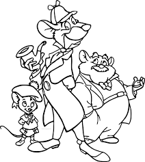 The Great Mouse Detective Coloring Pages Cartoon Coloring Pages Coloring Pages Disney Coloring Pages
