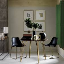 Pin By Lisa Linzie On Modern Black Leather Dining Chairs Black Leather Chair Dining Room Contemporary