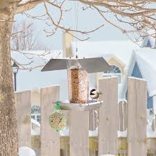 Melitec Design Futterstation VH03 Futterhaus Vogelhaus eckig