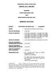The official website of the industrial court of malaysia features: Industrial Court Malaysia Malaysian Legal And Tax Information Centre