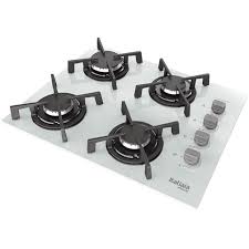 Cooktop Vitrum 4 Bocas Bivolt Itatiaia Cor Branco Lojas De Moveis Online Cores Bocas