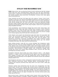 Nabi muhammad saw diputerakan pada 12 rabiulawal bersamaan 20 april tahun gajah. Akhlak Nabi Muhammad Saw