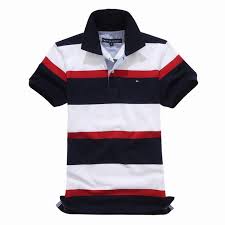 Black And White Striped Polo T Shirt Tommy Hilfiger Outlet Men S White Red Black Stripe Polo Short Sleeve Tommy Hilfiger London Tommy Hilfiger Outlet Tommy Hilfiger T Shirt Mens Tshirts