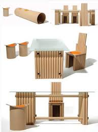 Recycling Cardboard For Unique Diy Furniture Inspiring Green Living Ideas Cardboard Furniture Paper Furniture Diy Furniture