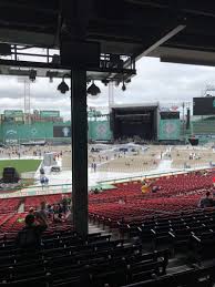 Fenway Park Section Grandstand 15 Row 10 Seat 4 Foo