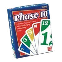 A phase 10 box consists of 110 cards: Phase 10 Game Rules How To Play Board Game Capital