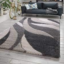 Top service große auswahl günstige ratenzahlung. Shaggy Teppich Hochflor Wellen Design Teppichmax