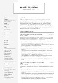 Check spelling or type a new query. Fast Food Manager Resume Writing Guide 12 Examples 2020
