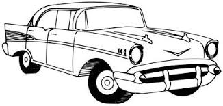 How To Draw A 1957 Chevy In 5 Steps Car Drawings Easy Drawings Simple Car Drawing