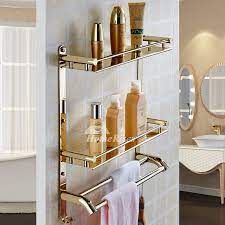Get free 1 or 2 day delivery with amazon prime, emi offers, cash on delivery on eligible purchases. Designer Three Layer Stainless Steel Bathroom Shelves